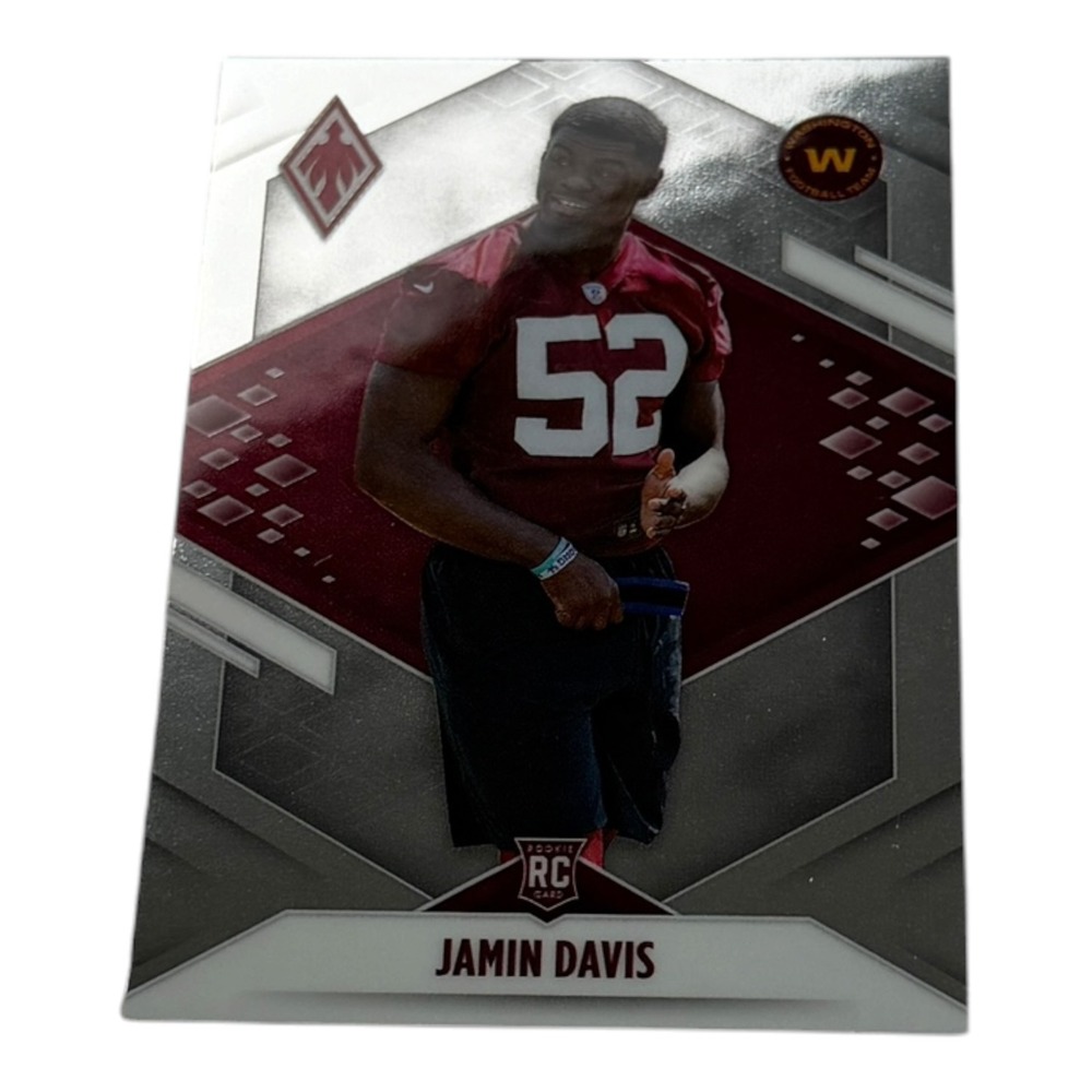 2021 Panini Phoenix Jamin Davis Rookie Card 149 Washington Football Team RC